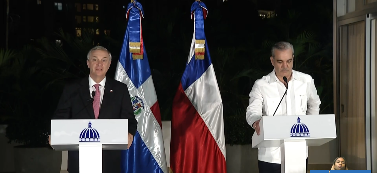 Kast y presidente de República Dominicana anuncian reactivación de comité conjunto de comercio