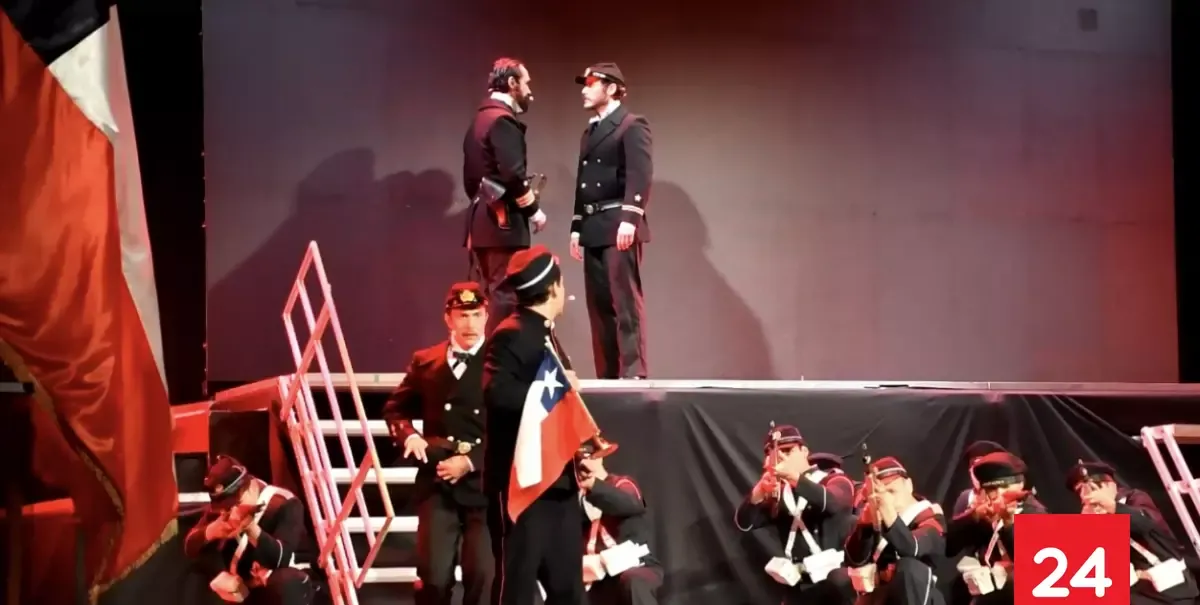 Paronama de 21 de mayo: obra de teatro revive el legado de Arturo Prat y el Combate Naval de Iquique