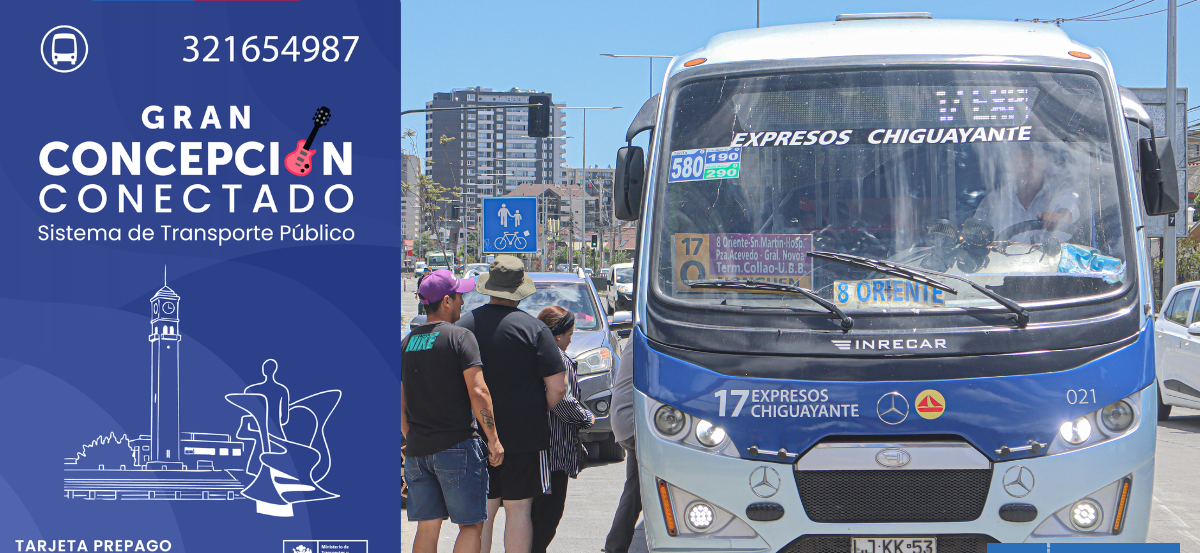 Cuándo inicia el nuevo sistema de pago electrónico del transporte en el Gran Concepción