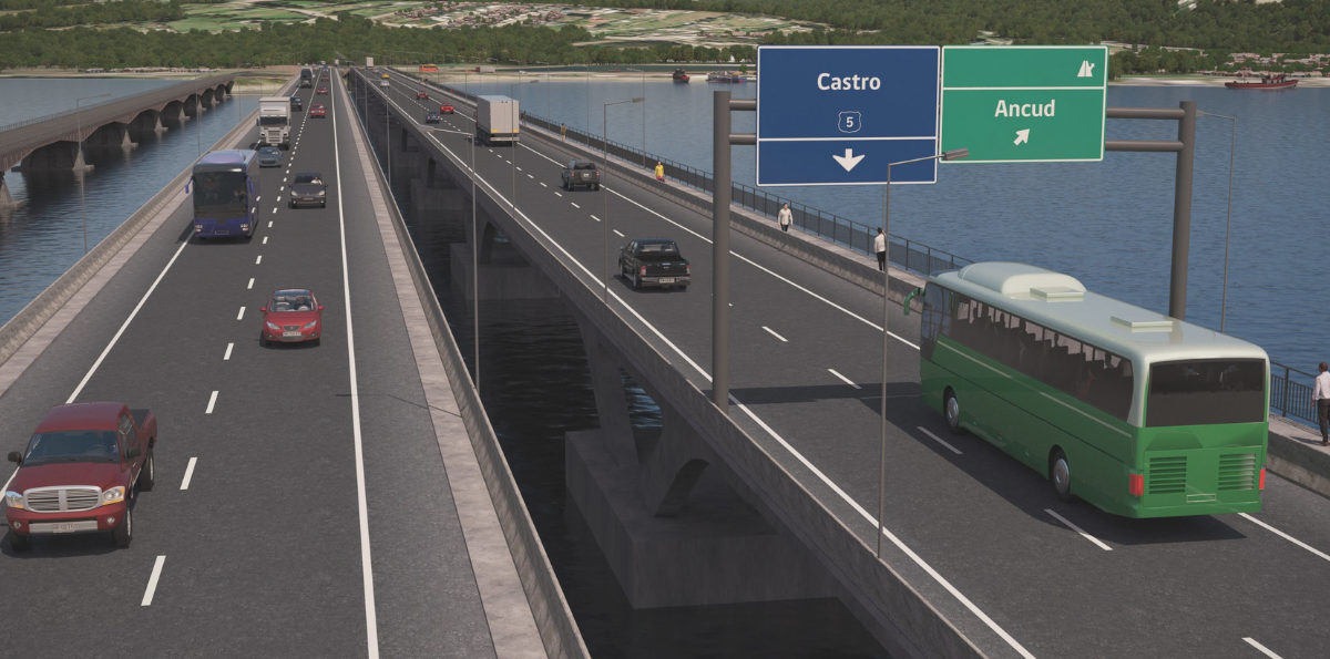 Inversión llegará a USD 600 millones: MOP adjudica concesión de Ruta 5 Chacao – Chonchi en Chiloé