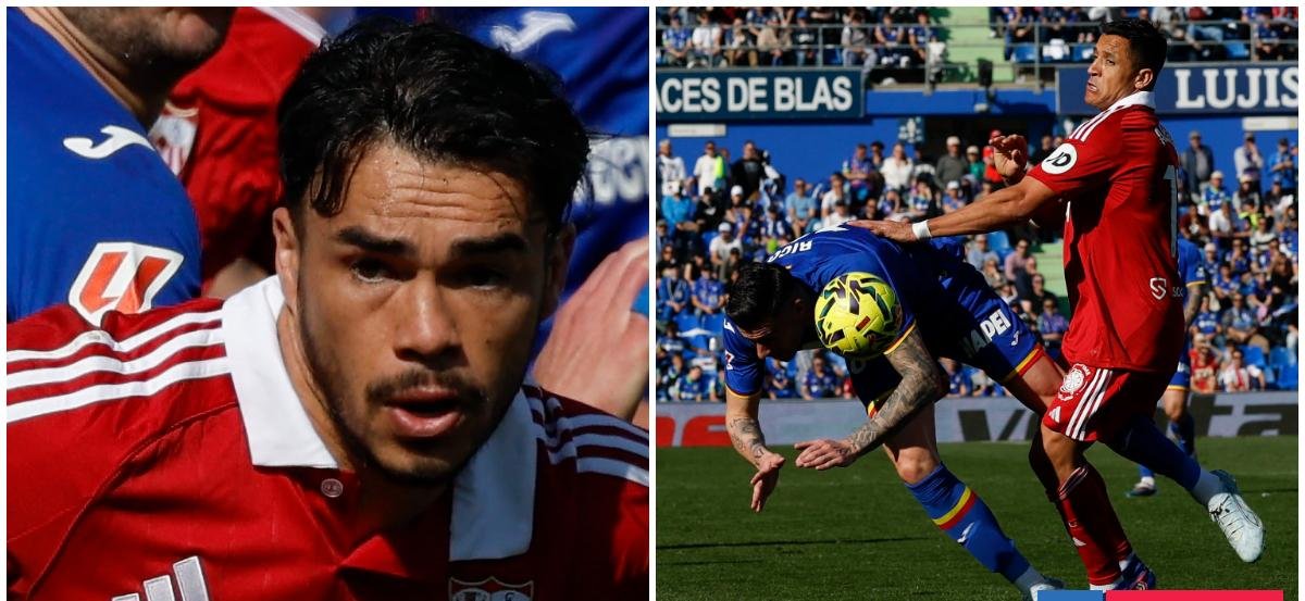 Suazo recibió patadón y fue reemplazado en vital triunfo del Sevilla en LaLiga: Alexis jugó 10 minutos