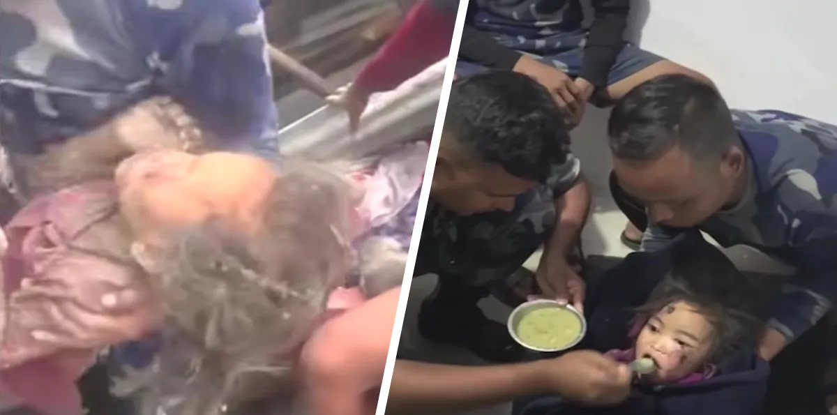 Nepal: Rescatan con vida a una niña de seis años tras pasar 60 horas atrapada por la riada