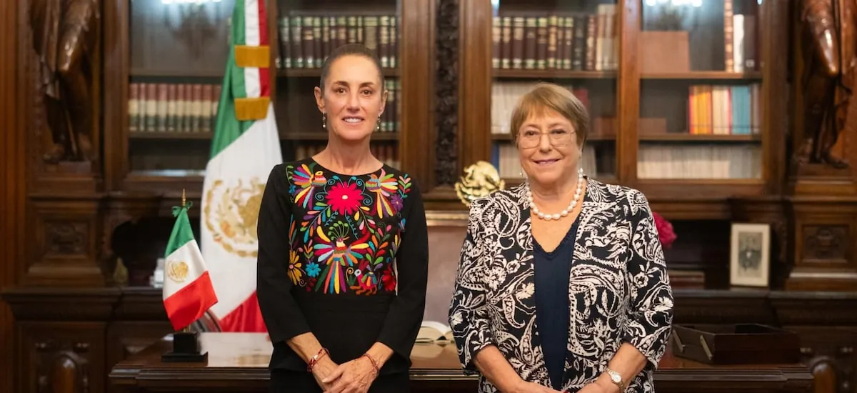 Bachelet concreta diálogo con Sheinbaum en complicado momento de su candidatura a la ONU