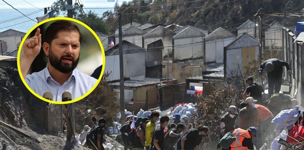 "Hay un cuello de botella": Presidente Boric reconoce "lentitud" en instalación de viviendas de emergencia