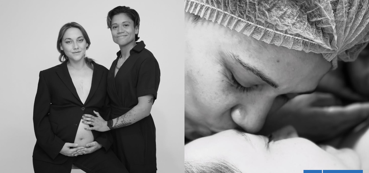 "Desbordando amor": Grace Lazcano y Fernanda Pinilla se convirtieron en madres por primera vez