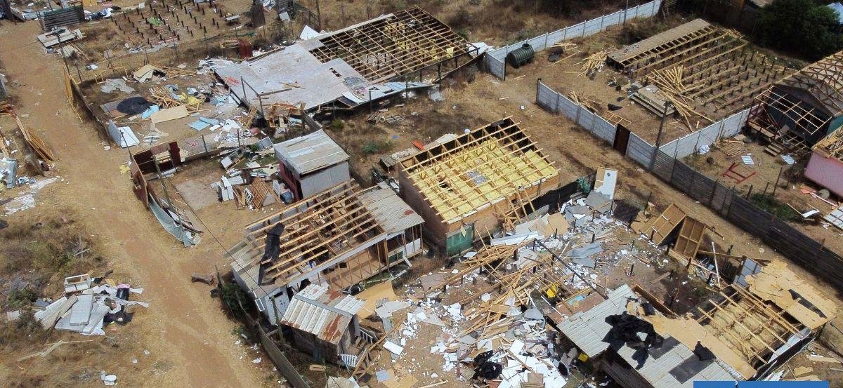 Continúa desalojo en megatoma de San Antonio: 40,6 hectáreas restituidas y 370 viviendas demolidas