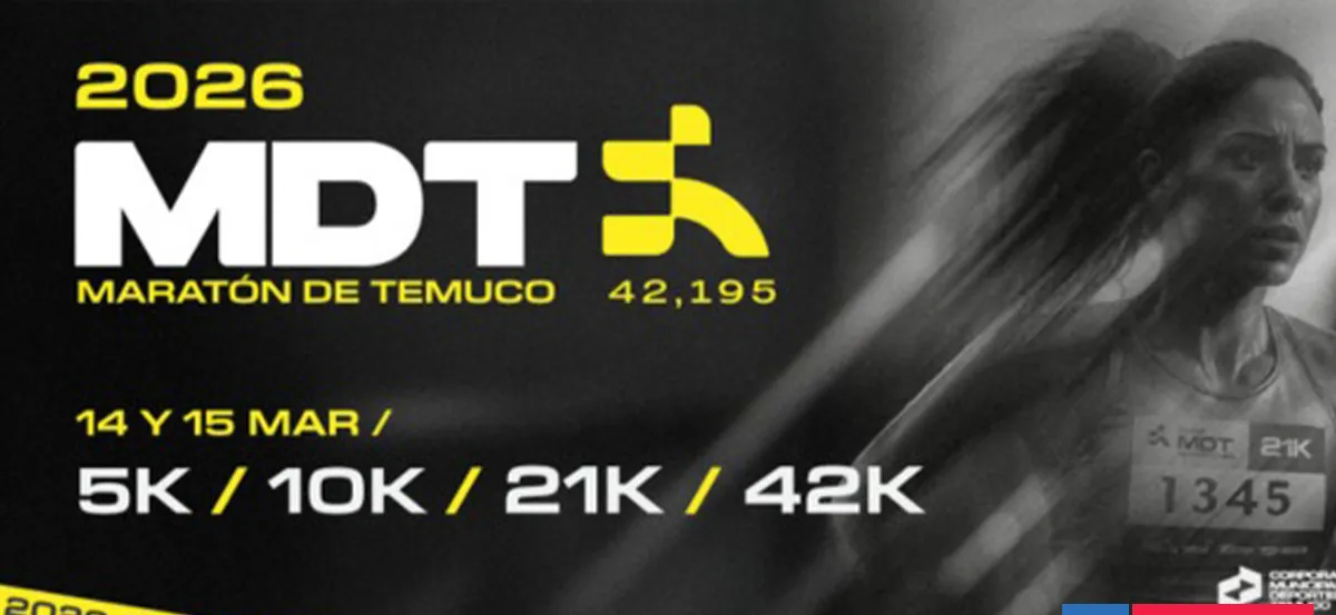 Temuco es la capital del running: más de 3.000 corredores dan vida a la Maratón Internacional 2026