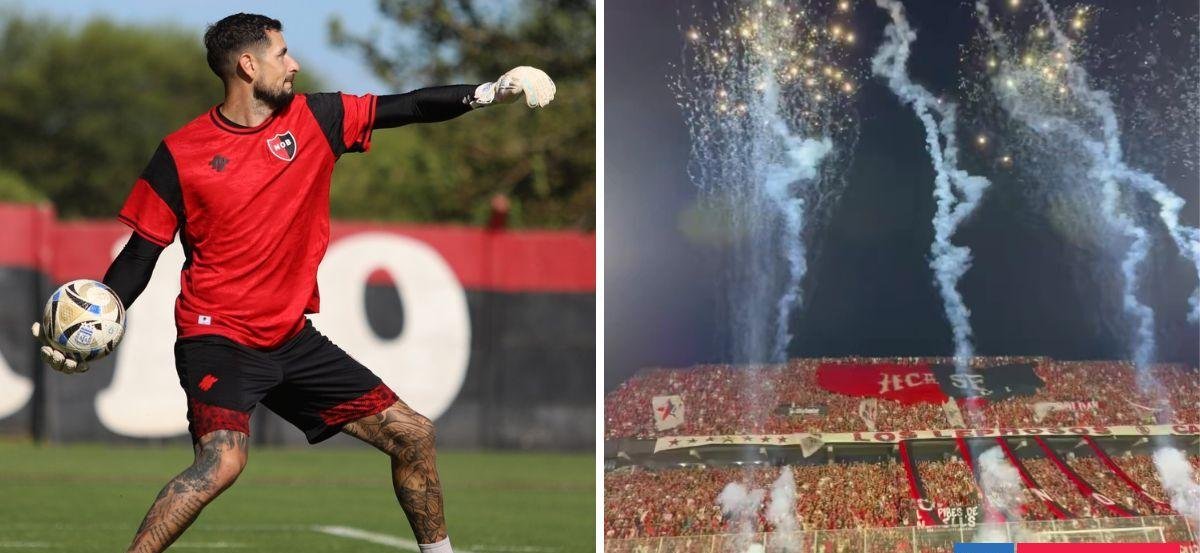 "Ganen o balas": barra de Newell’s amenaza con bomba molotov a Gabriel Arias y plantel rosarino
