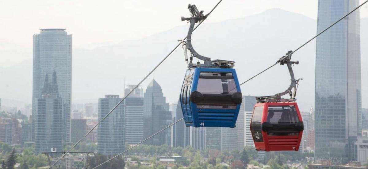 Santiago desde el aire - La Tercera