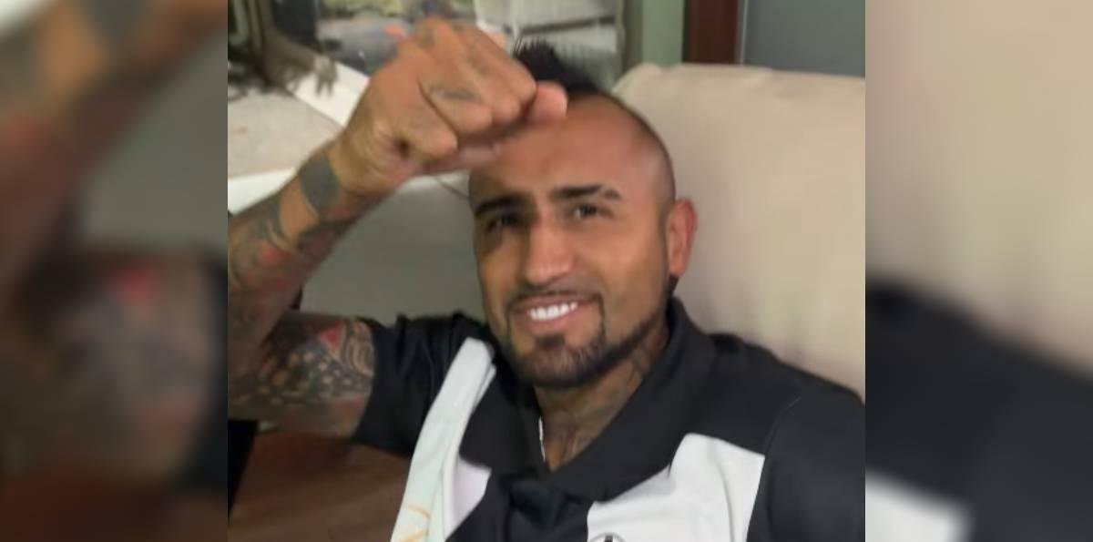 Arturo Vidal celebró la clasificación de O'Higgins en la Copa Libertadores