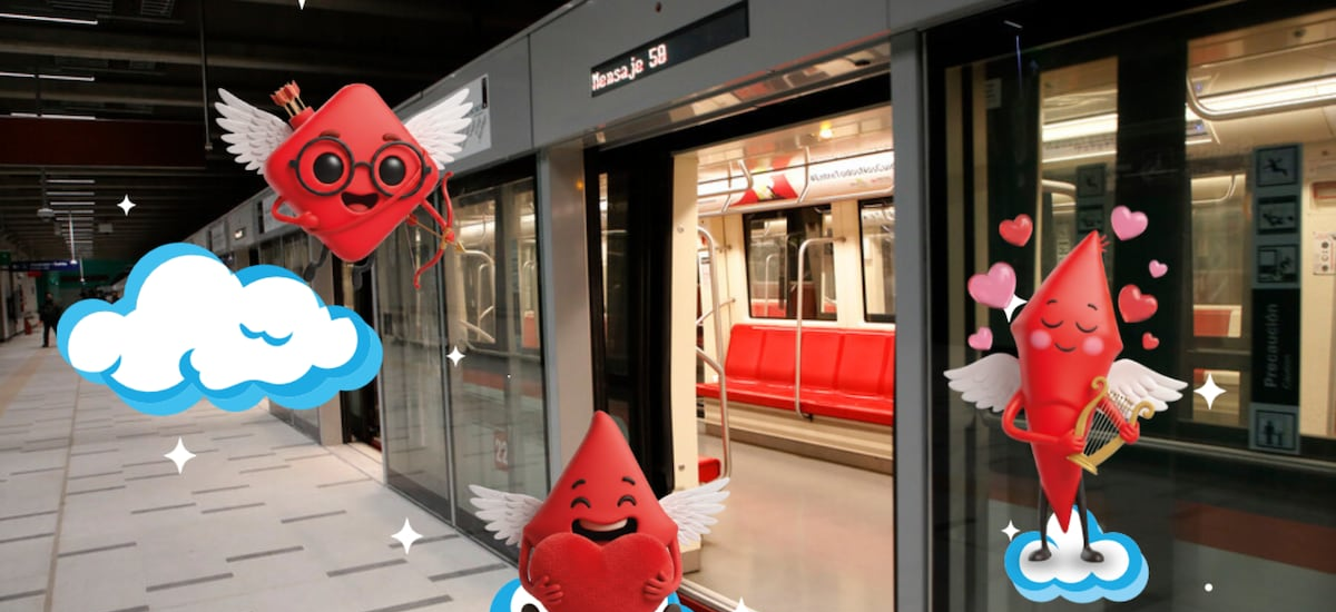 Próxima estación Cumming: Metro de Santiago te ayudará a pedir matrimonio este 14 de febrero