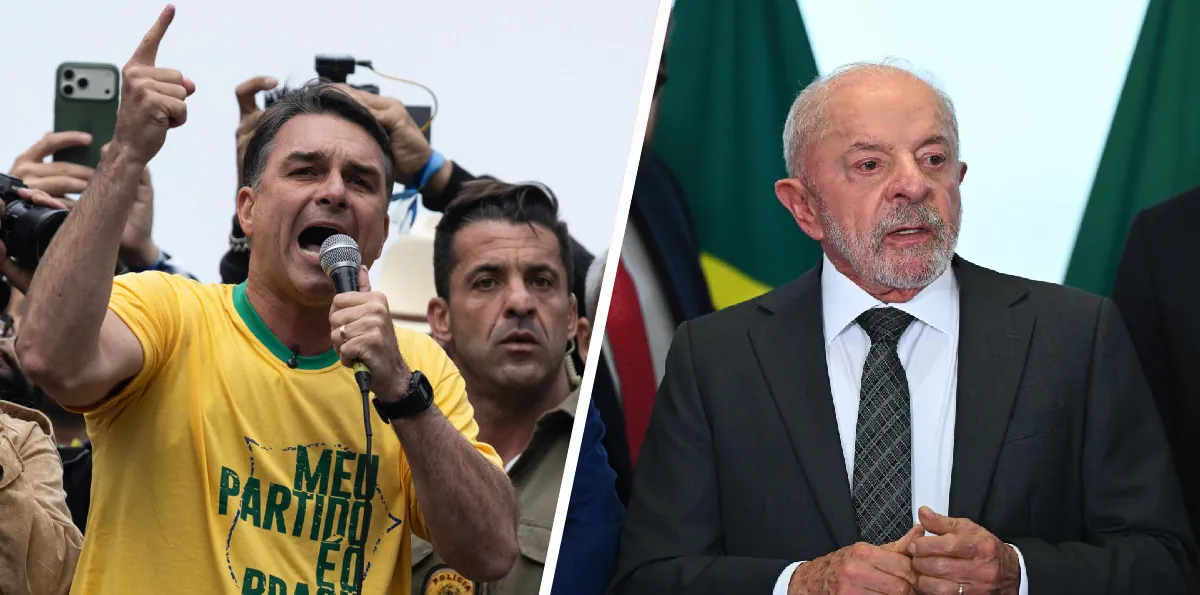 Flávio Bolsonaro superó por primera vez a Lula en encuesta sobre eventual balotaje