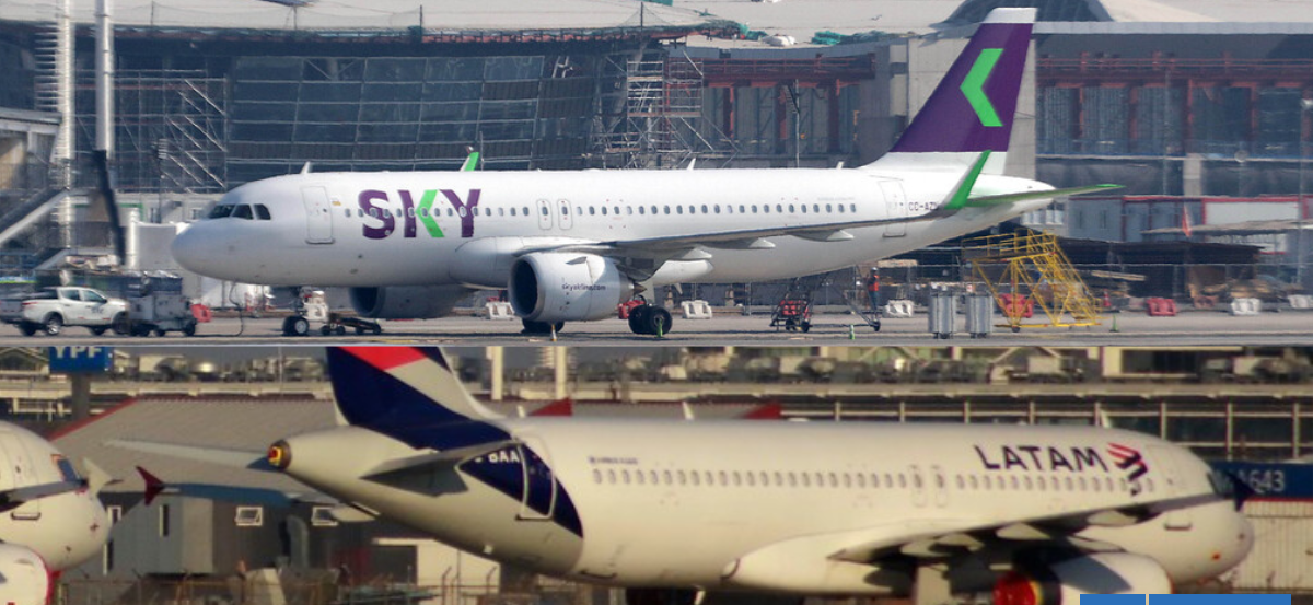 Chiloé sufrirá reducción en vuelos diarios a Santiago: Latam y Sky disminuirán frecuencia de viajes