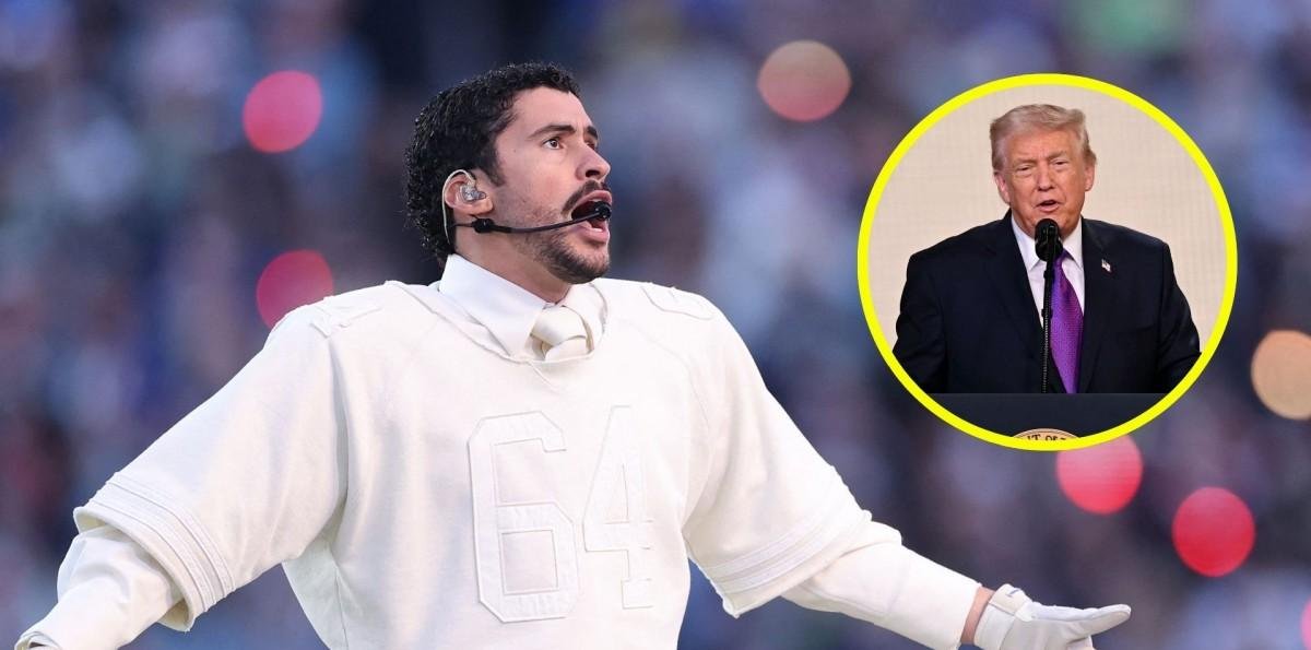 "Nadie comprende lo que está diciendo": Donald Trump arremete contra el show de medio tiempo de Bad Bunny