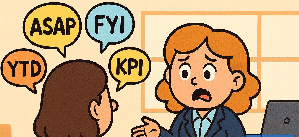 ¿KPI, FYI, ASAP? Las siglas en inglés que llenan las conversaciones de tu oficina y quizás no conocías