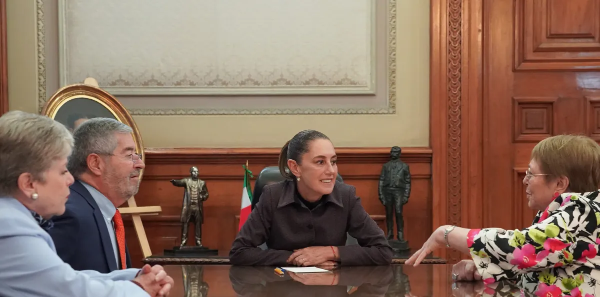 Bachelet se reunió con Sheinbaum en medio de complejo escenario por su candidatura ONU