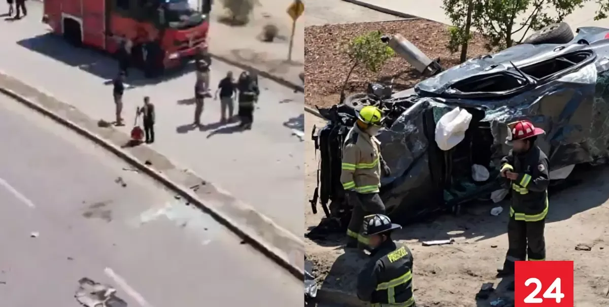 Joven muere tras volcar su vehículo y caer a la ribera del río Maipo en Buin