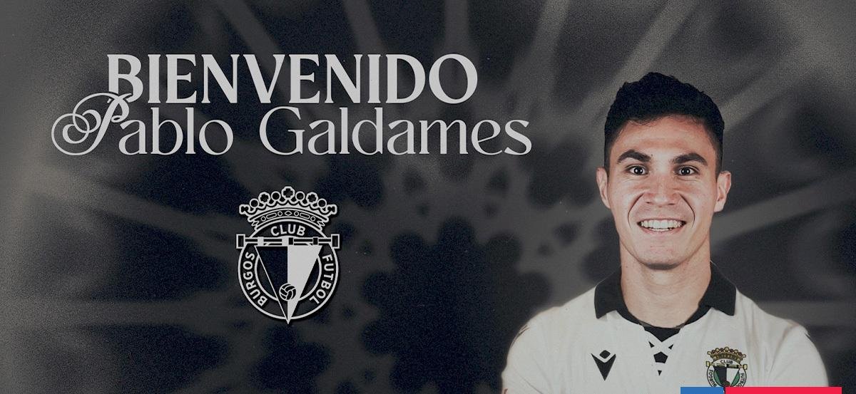 Pablo Galdames llega al Burgos: el volante chileno aterriza en la segunda división de España