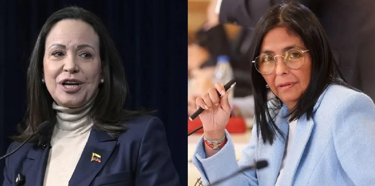 Delcy Rodríguez dice que Machado tendrá que "responder ante Venezuela" si regresa al país