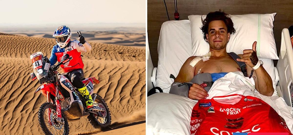 Ruy Barbosa está en nuestro país luego de accidente en el Dakar: se operó en menos de 24 horas