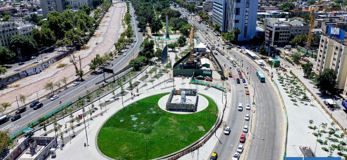 FOTOS | Así está quedando la renovada Plaza Baquedano: proyecto lleva un 97% de avance