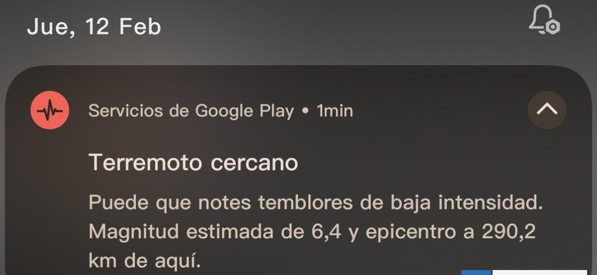 Chilenos quedan sorprendidos por la alerta sísmica de Google: avisó el temblor con anticipación