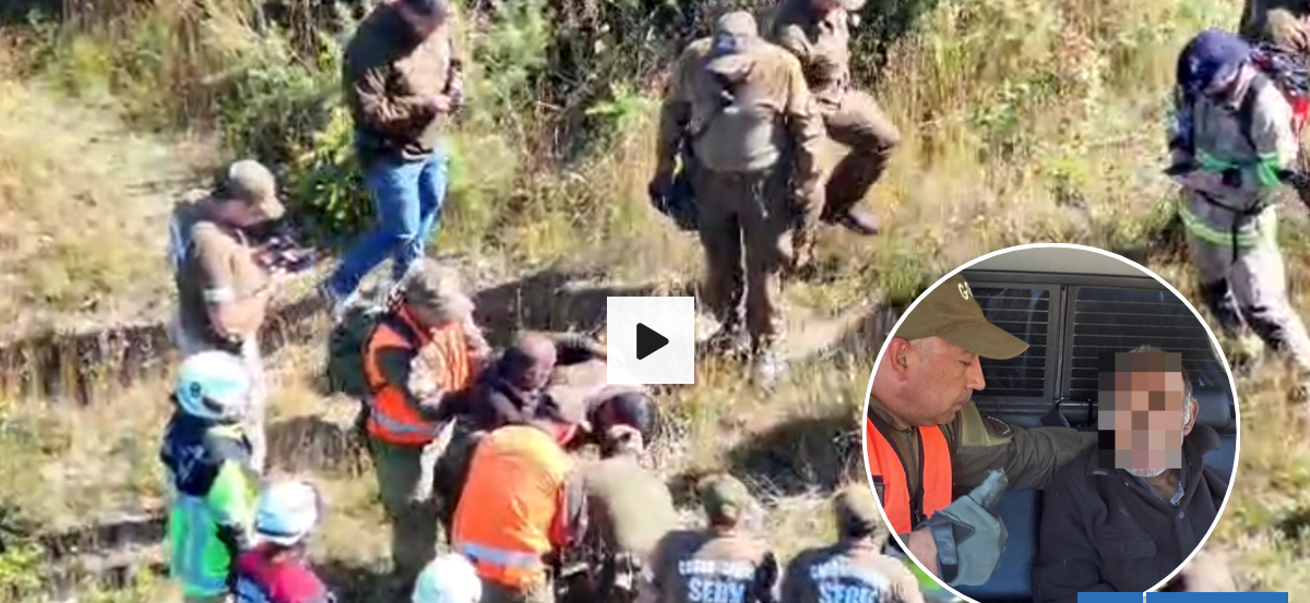 "Milagro de Dios": Hallan vivo a adulto mayor que desapareció hace 6 días desde Hospital de Pto. Montt