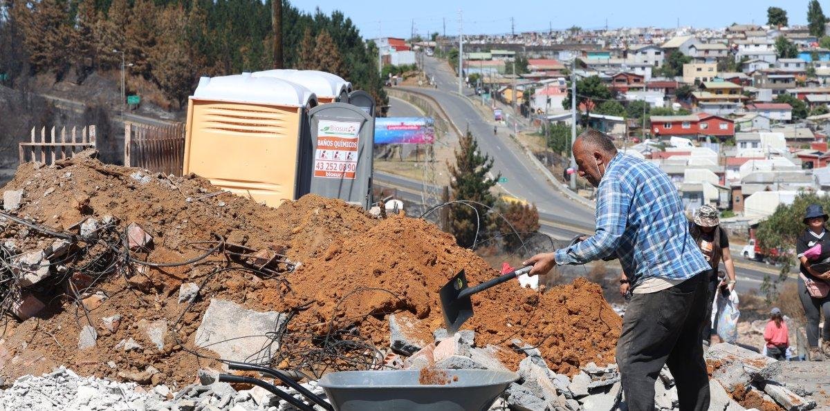 En medio de la reconstrucción, amenaza de lluvias mantiene al Biobío en alerta
