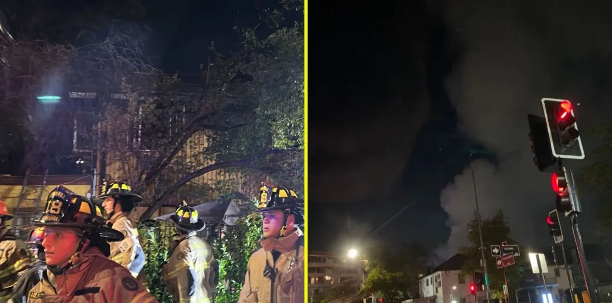 Incendio en hogar de ancianos en Providencia: Bomberos confirma un adulto mayor fallecido y otros 16 lesionados