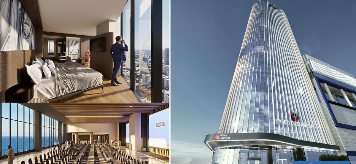 Así será el Hotel Torre Costanera de cadena Hilton en Puerto Montt: la torre más alta del sur de Chile