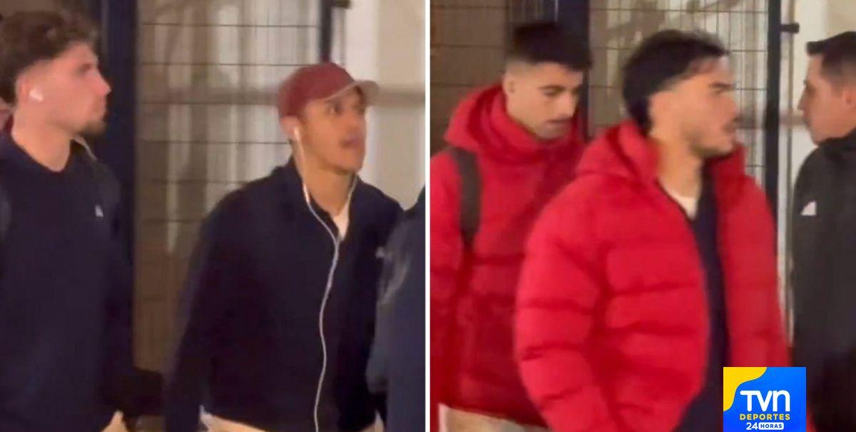 Con Sánchez y Suazo presentes: hinchas increpan al plantel del Sevilla