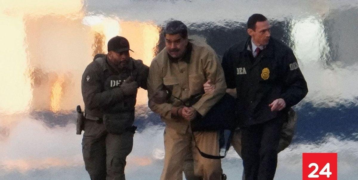 Vestido de prisionero: Nicolás Maduro es trasladado en helicóptero al tribunal