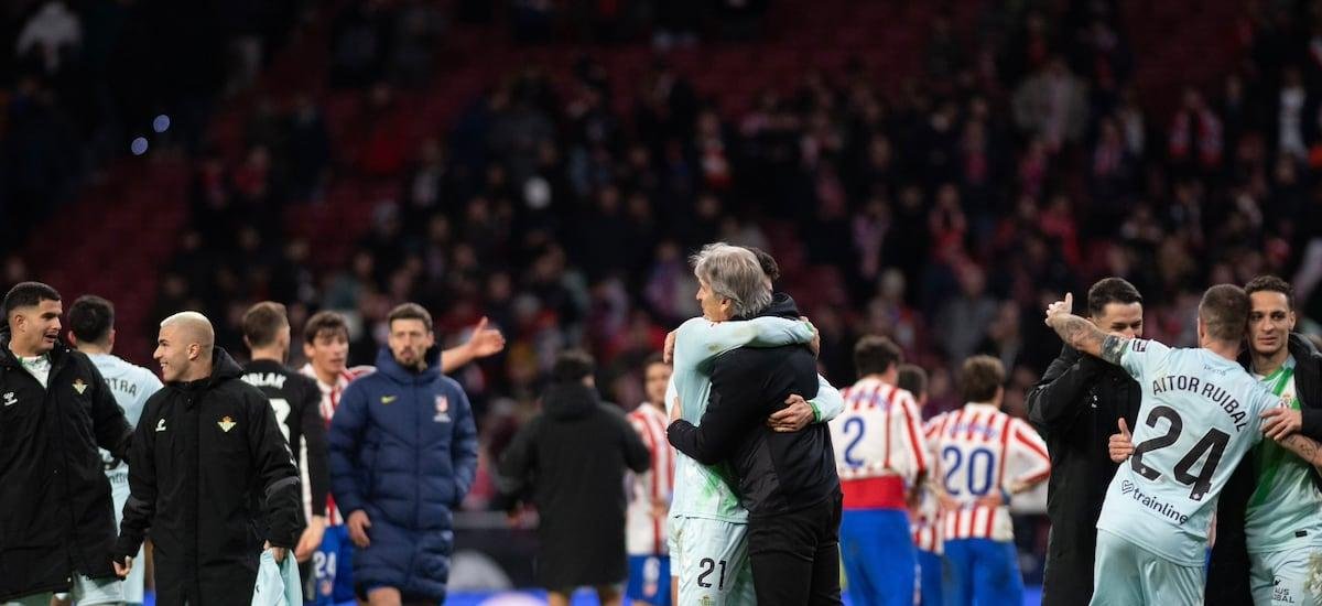“Errar es humano, rectificar es de sabios”: el Betis de Manuel Pellegrini recibe elogios tras imponerse al Atlético - La Tercera