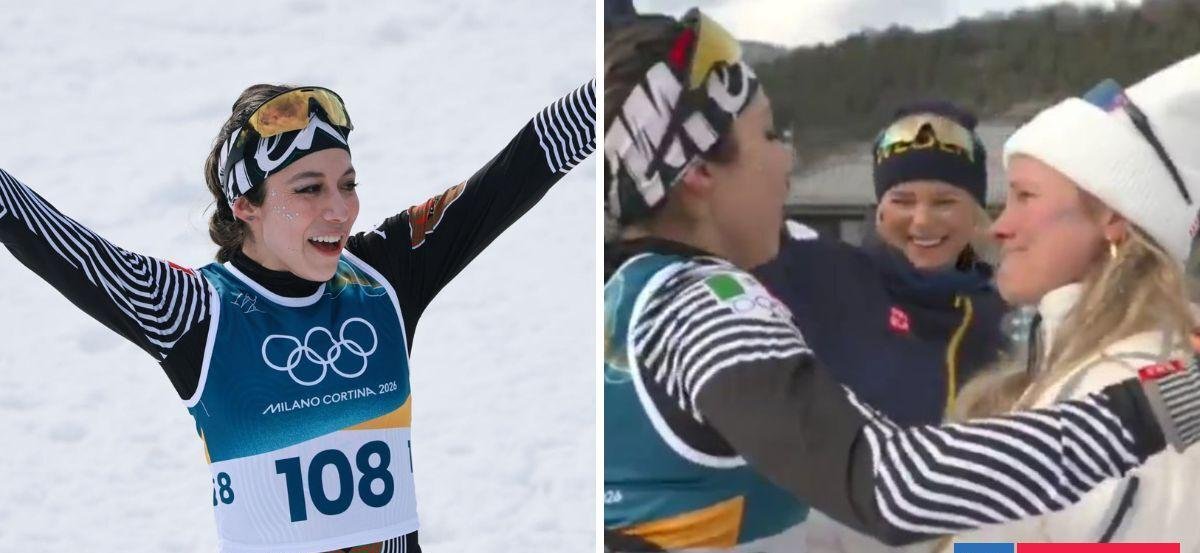 El gesto más deportivo en JJOO de Invierno: llegó última y medallistas la ovacionaron como campeona