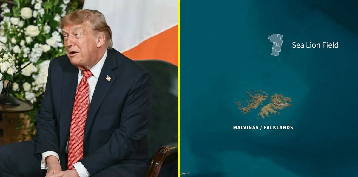 Trump dice que un conflicto entre Argentina y Reino Unido por las Malvinas sería un "desastre", pero que él "podría arreglarlo"