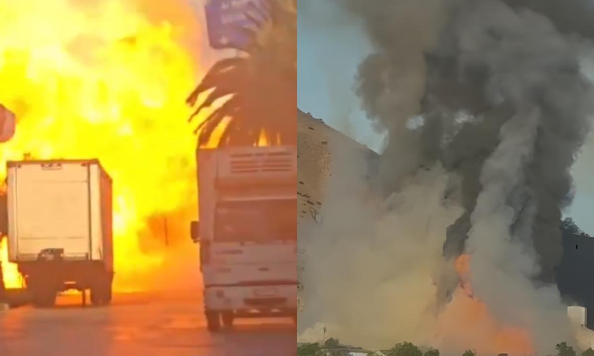 Los impactantes videos que dejó la explosión y el posterior incendio en Renca