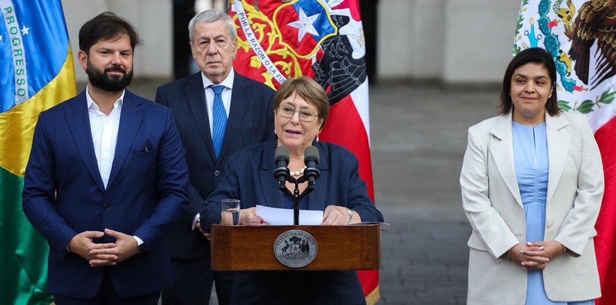 Presidente Boric anuncia candidatura de Michelle Bachelet a la ONU con apoyo de Brasil y México