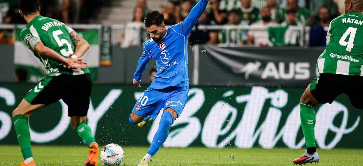 Repasa la estrepitosa goleada que sufrió el Betis ante Atlético de Madrid por los cuartos de final de la Copa del Rey - La Tercera