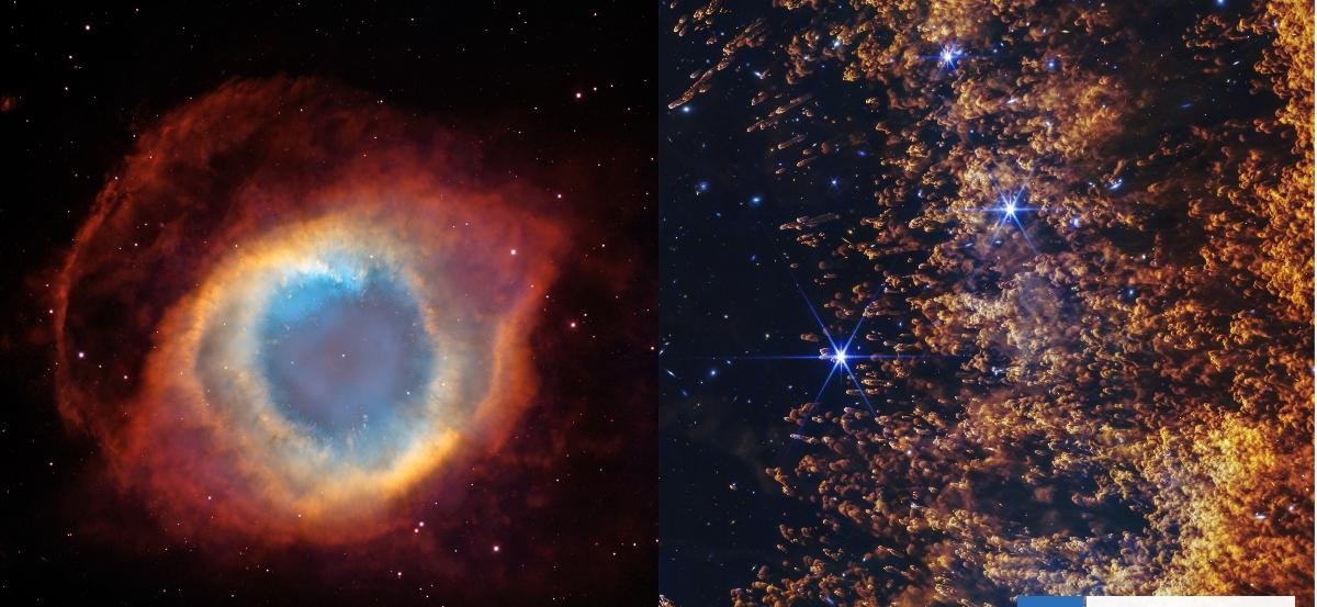 El telescopio James Webb pudo ver los detalles de la sorprendente nebulosa "Ojo de Dios"