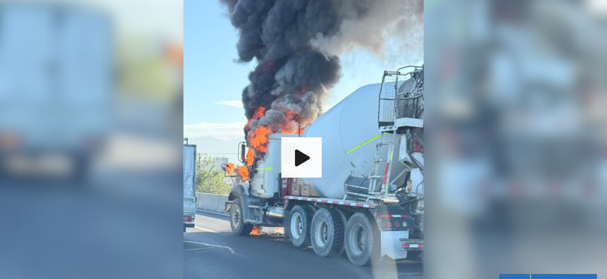 Camión se incendia en plena Ruta 5: investigan el origen del siniestro en La Cisterna