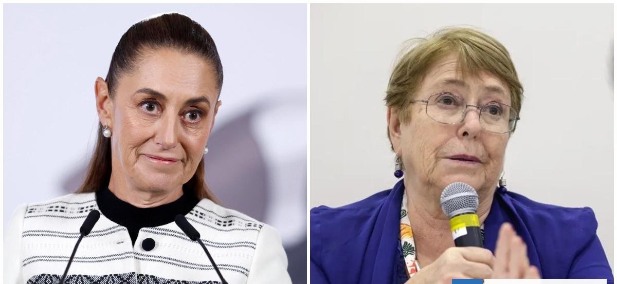 "Ya toca una mujer": Claudia Sheinbaum reiteró su apoyo a Michelle Bachelet para la ONU