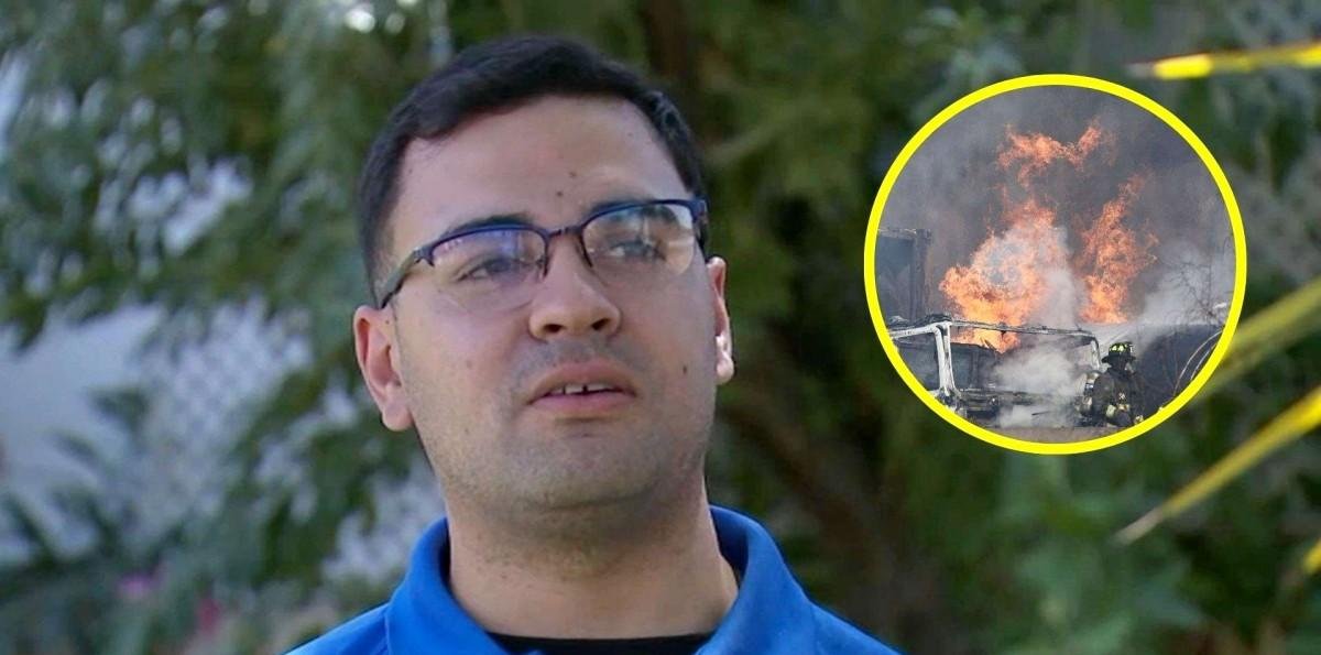 Testigo iba en camioneta con su padre cuando se originó la explosión en Renca: "El calor era insoportable"