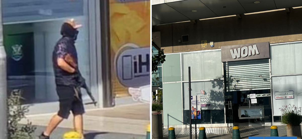 Reportan asalto armado a tienda de telefonía en Mall Plaza Norte