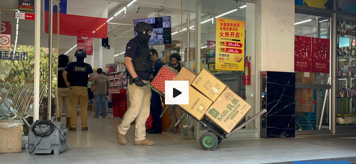 Tras denuncia de farmacéuticos: incautan medicamentos que vendía un mall chino de Santiago