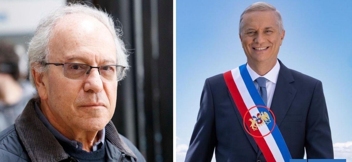 Hirsch cuestiona detalle del escudo en banda presidencial de Kast: "Hay guiño directo a la dictadura"