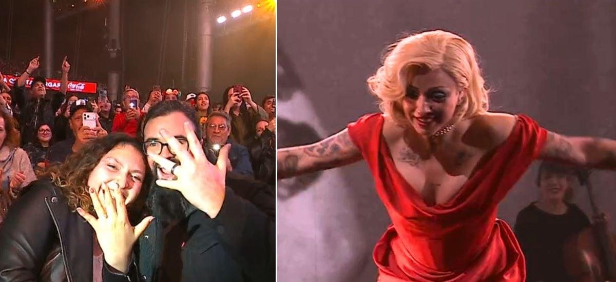 La especial pedida de matrimonio en pleno show de Mon Laferte en Viña: inesperado detalle hizo explotar al público - La Cuarta