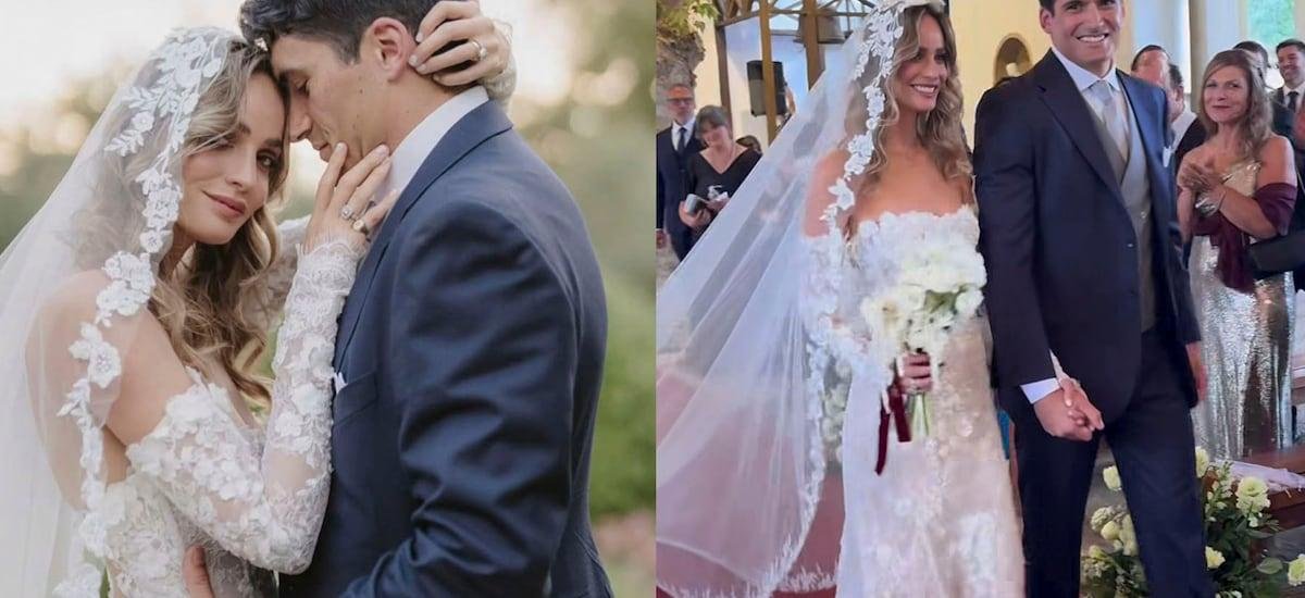 “Trini, mi guagüita”: puro romance en el matrimonio de la influencer Trini de la Noi y el voleibolista top Esteban Grimalt