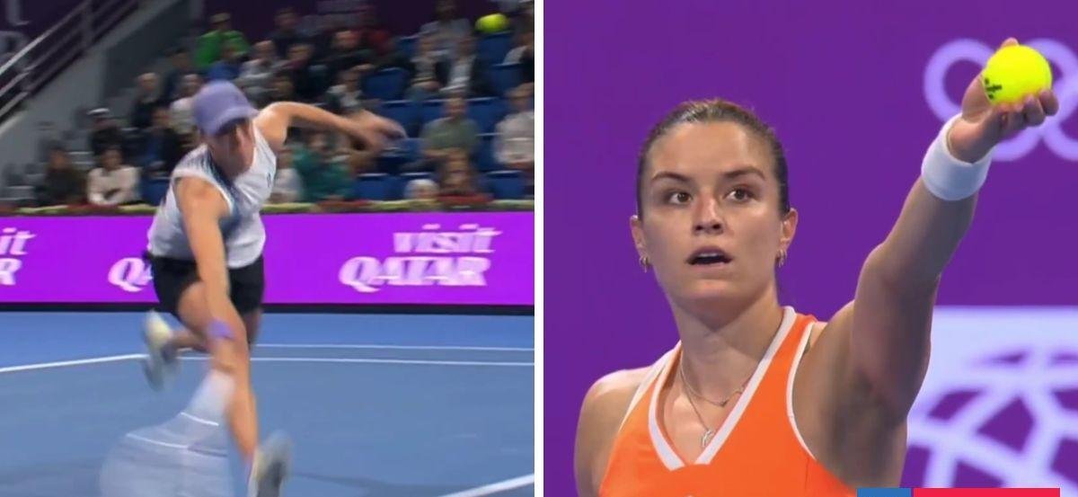 Con polémica intervención del videoarbitraje: Swiatek cae ante Sakkari en Doha y peligra su número 2