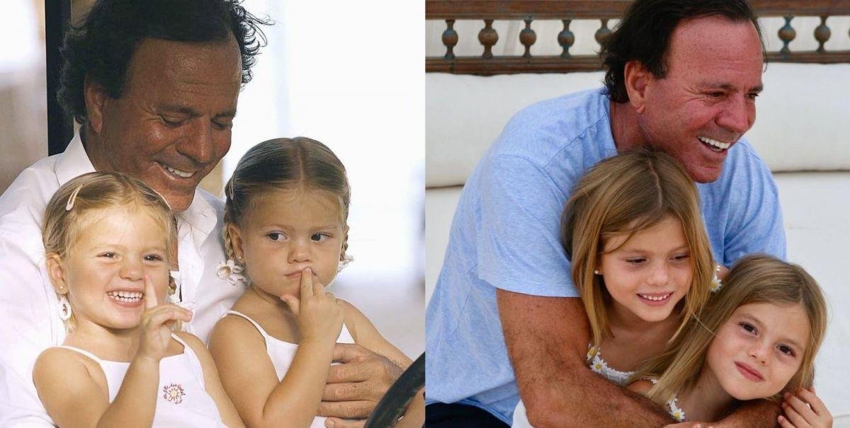 Tienen 24 años y causan furor en redes: así lucen las hijas gemelas de Julio Iglesias