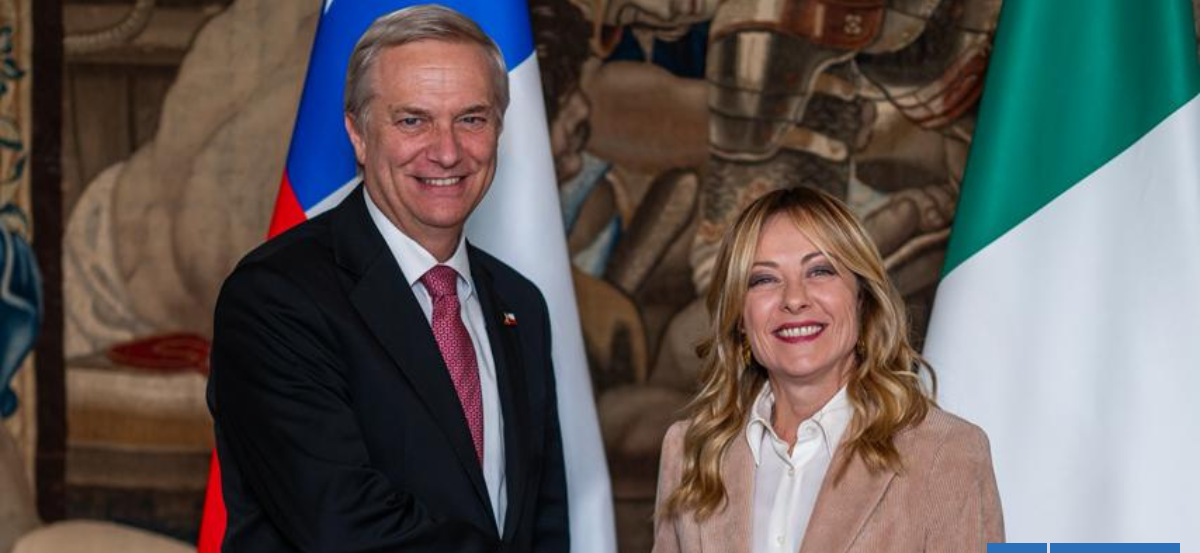 Kast se reunió con Giorgia Meloni en Roma: conversación se centró en fronteras y sistema penitenciario